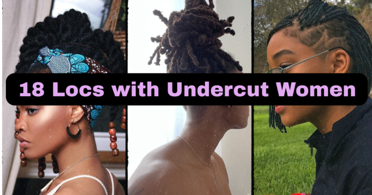 18 Locs with Undercut Styles Women Are Loving Right Now