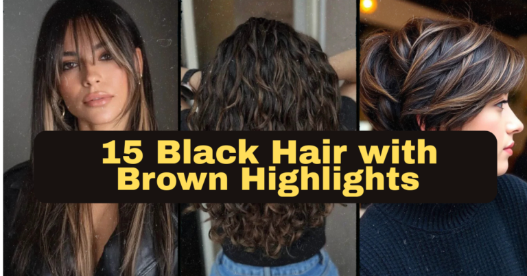 15 Black Hair with Brown Highlights Ideas That Look Absolutely Stunning