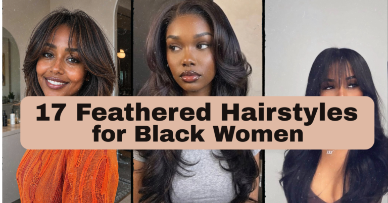 17 Feathered Hairstyles for Black Women