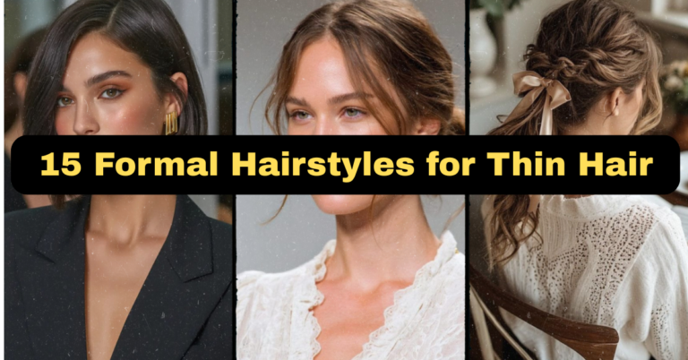 15 Formal Hairstyles for Thin Hair