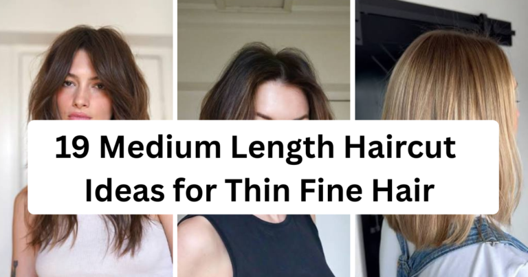 19 Medium Length Haircut Ideas for Thin Fine Hair