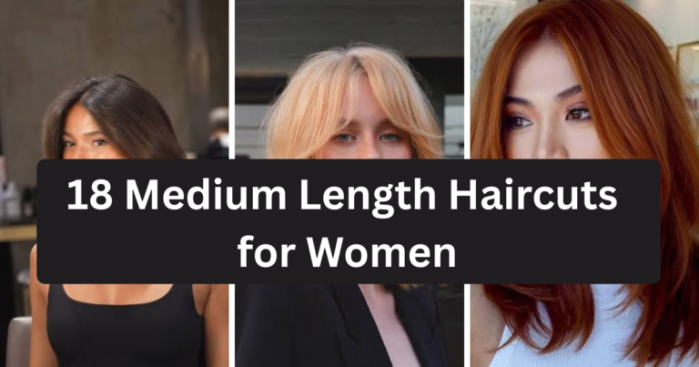 18 Medium Length Haircuts for Women