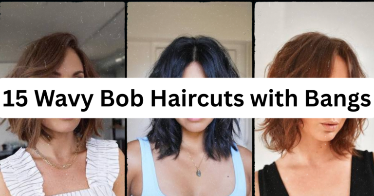 15 Wavy Bob Haircuts with Bangs That’ll Make You Ditch Your Straightener