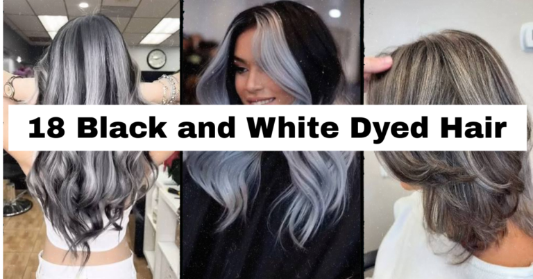 18 Black and White Dyed Hair Ideas That Actually Turn Heads