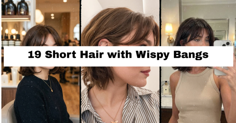 19 Short Hair with Wispy Bangs Ideas That Actually Work