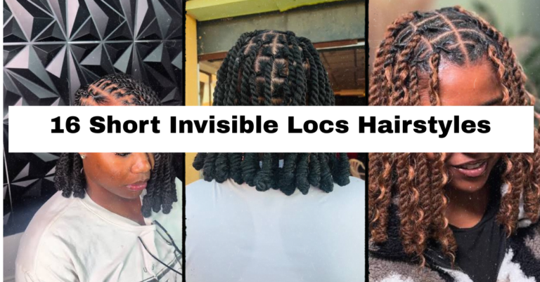 16 Short Invisible Locs Hairstyles That Actually Look Natural